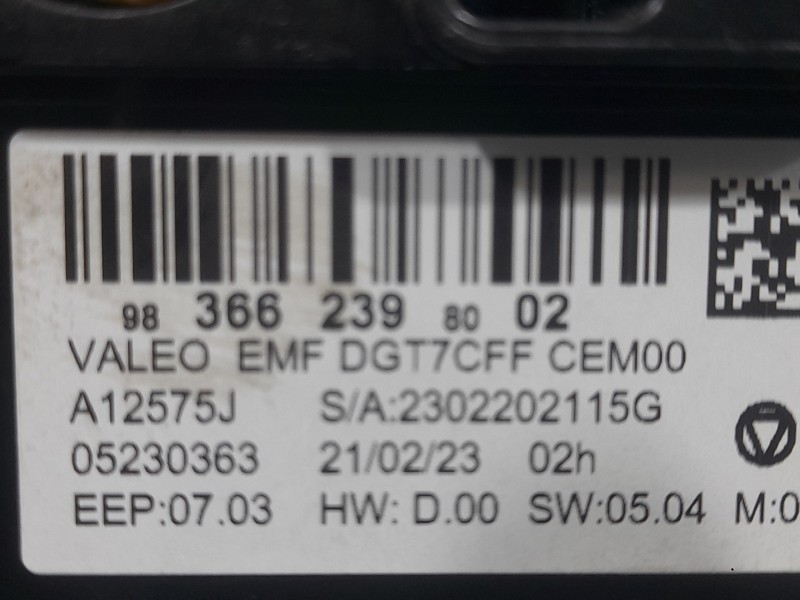 Recambio de sistema navegacion gps para peugeot 2008 (p1) allure referencia OEM IAM 983662398002 A12575J VALEO