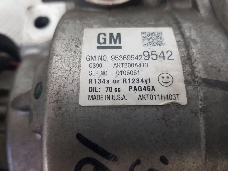 Recambio de compresor aire acondicionado para opel mokka excellence referencia OEM IAM 95369542  