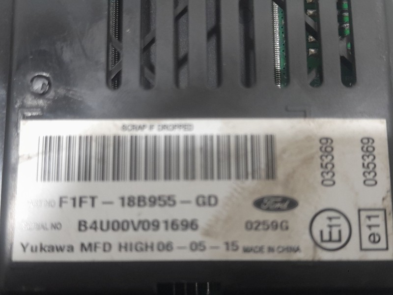 Recambio de pantalla multifuncion para ford focus iii turnier 1.5 tdci referencia OEM IAM F1FT18B955GD  