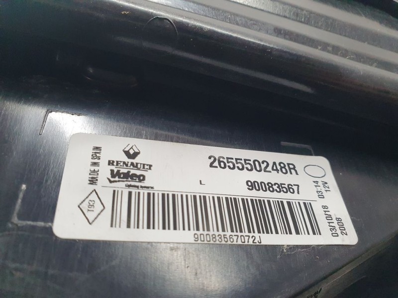 Recambio de piloto trasero izquierdo para renault megane iv berlina 5p limited + referencia OEM IAM 265550248R 90083567 VALEO IN