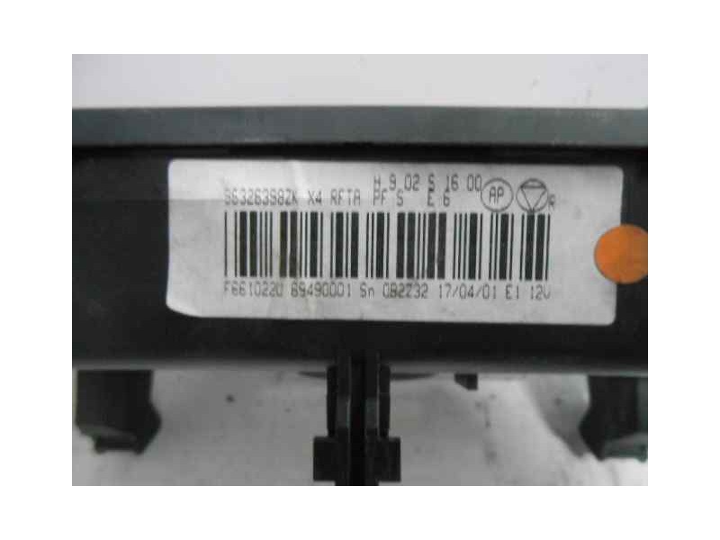 Recambio de mando climatizador para citroën c5 berlina 2.0 hdi sx referencia OEM IAM 96326398ZMK  VALEO