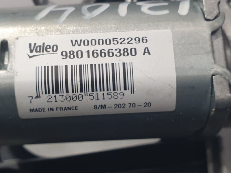 Recambio de motor limpia trasero para citroën c4 cactus live referencia OEM IAM 9801666380A W000052296 VALEO
