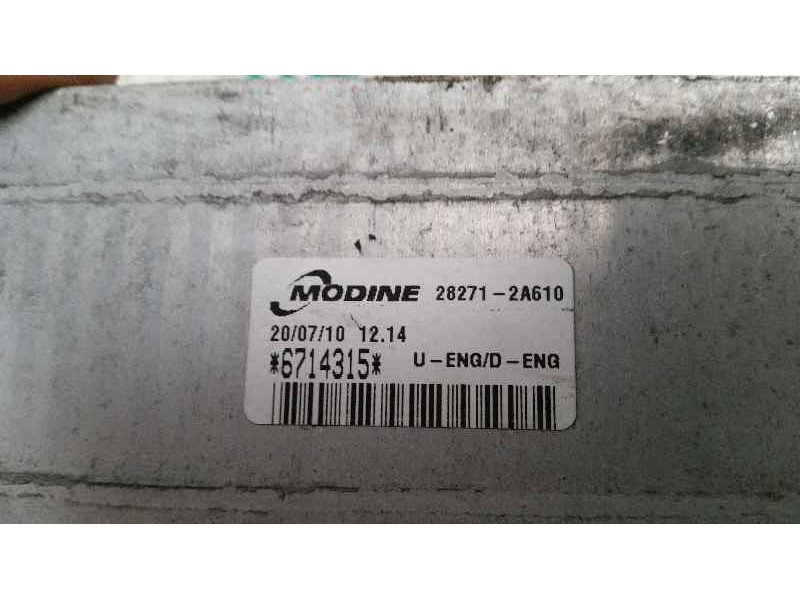 Recambio de intercooler para hyundai i30 comfort referencia OEM IAM 282712A610 6714315 MODINE
