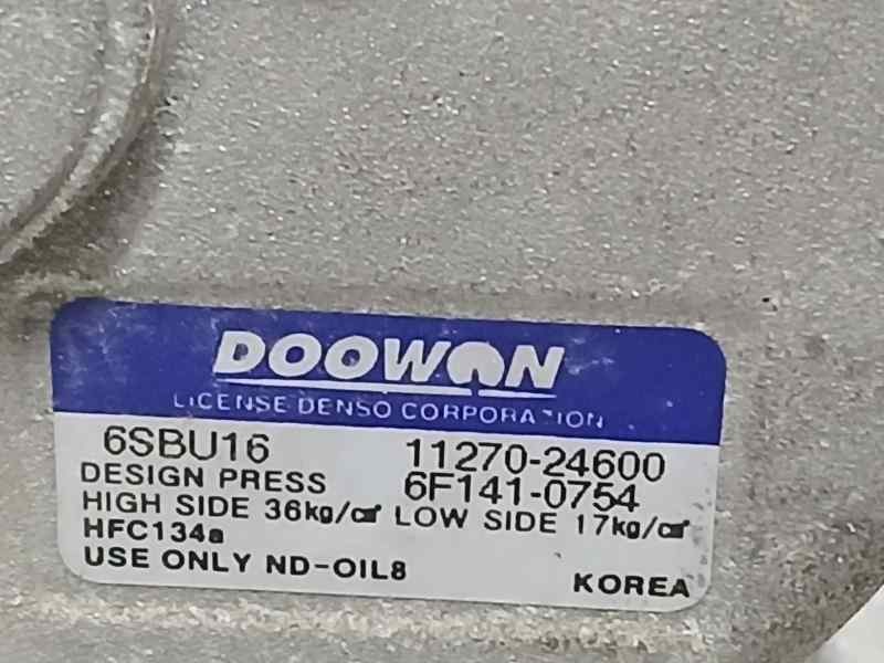 Recambio de compresor aire acondicionado para kia rio 1.4 active referencia OEM IAM 977011G000 1127024600 DOOWAN