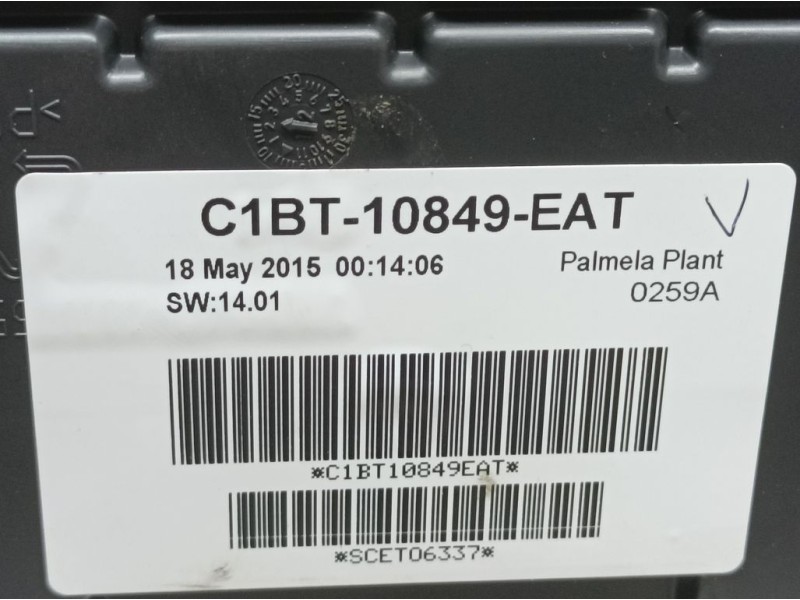 Recambio de cuadro instrumentos para ford fiesta (ccn) trend referencia OEM IAM C1BT10849EAT  PALMELA PLANT