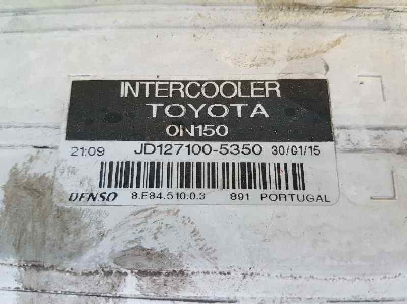 Recambio de intercooler para toyota auris active referencia OEM IAM 0N150 JD1271005350 DENSO
