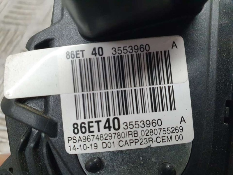 Recambio de potenciometro pedal para citroën jumpy furgon control m referencia OEM IAM 9674829780 0280755269 