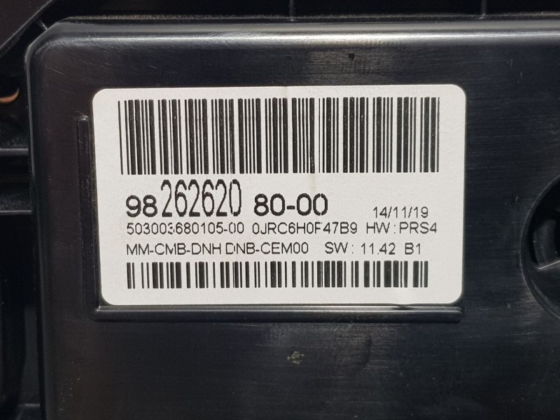 Recambio de cuadro instrumentos para citroën c5 aircross feel referencia OEM IAM 982626208000 50300368010500 CRISTAL ARAÑADO