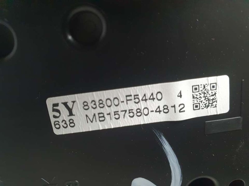 Recambio de cuadro instrumentos para toyota yaris hsd active referencia OEM IAM 83800F5440 MB1575804812 