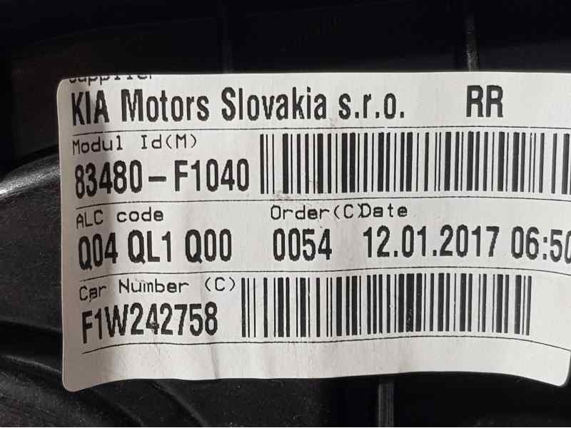 Recambio de elevalunas trasero derecho para kia sportage edition 7 2wd referencia OEM IAM 83480F1040 2 PINS ELECTRICO