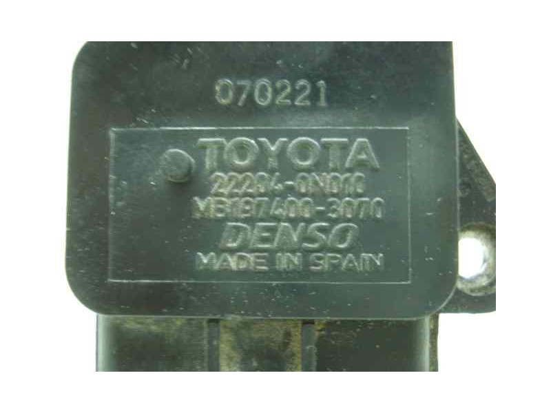 Recambio de caudalimetro para toyota auris 2.0 d-4d cat referencia OEM IAM 222040N010 DENSO 