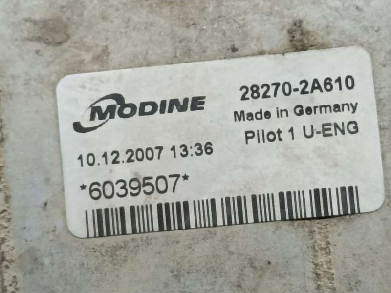 Recambio de intercooler para kia cee´d active referencia OEM IAM 282702A610 6039507 MODINE