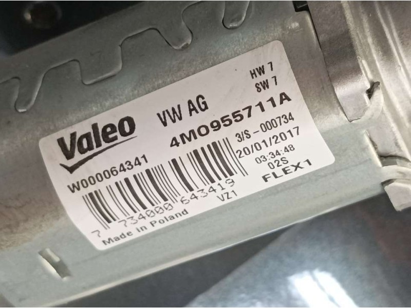 Recambio de motor limpia trasero para audi q7 (4m) 3.0 tdi quattro referencia OEM IAM 4M0955711A W000064341 VALEO