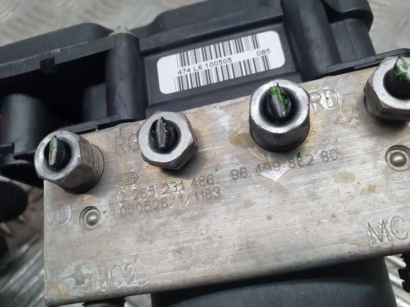 Recambio de abs para citroën c4 berlina sx referencia OEM IAM 9649988280 0265231486 BOSCH