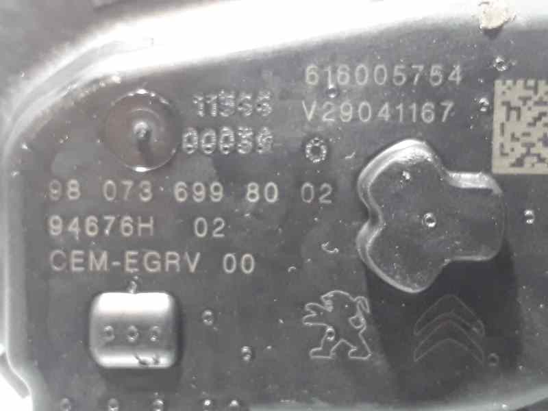 Recambio de valvula egr para citroën c3 1.6 blue-hdi fap referencia OEM IAM 9807369980 V29041167 VALEO