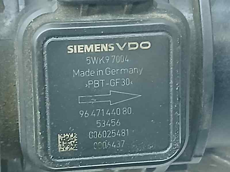 Recambio de caudalimetro para citroën c3 hdi 70 furio referencia OEM IAM 9647144080 5WK97004 SIEMENS VDO