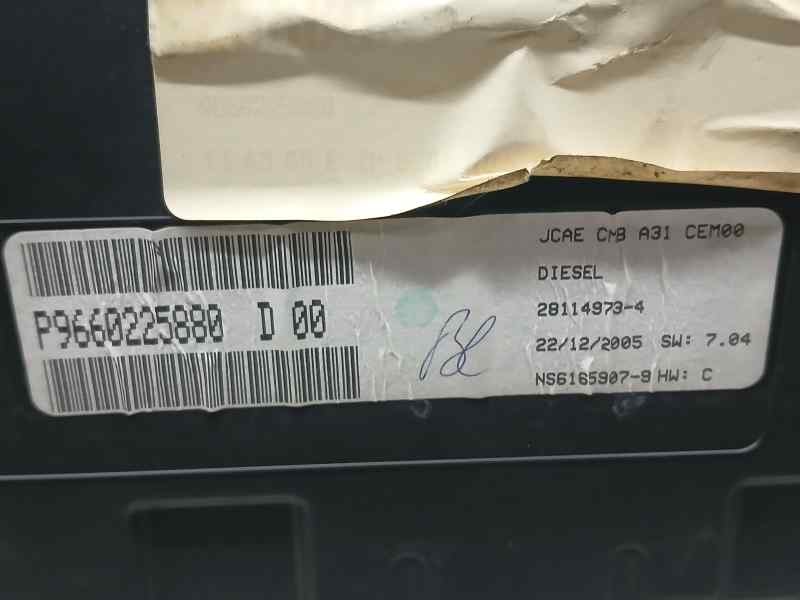 Recambio de cuadro instrumentos para citroën c3 hdi 70 furio referencia OEM IAM 9660225880 NS6165907 