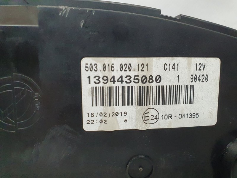 Recambio de cuadro instrumentos para peugeot boxer furgón 330 l1h2 pro bluehdi 130 referencia OEM IAM 1394435080 503016020121 PO