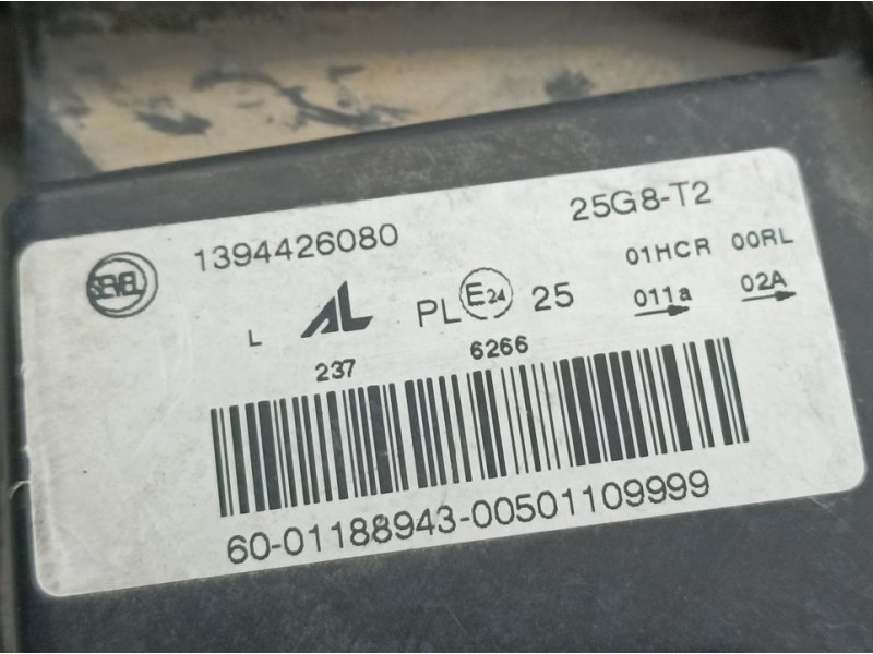 Recambio de faro izquierdo para citroën jumper grossraumkasten 35 l3h3 bluehdi 130 referencia OEM IAM 1394426080  SEVEL ROZADO