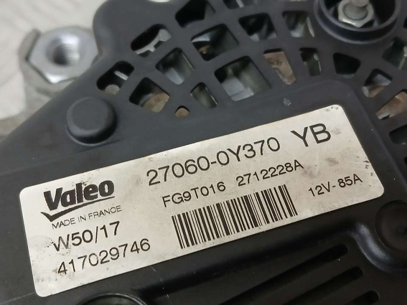 Recambio de alternador para toyota yaris active referencia OEM IAM 270600Y370 2712228A VALEO