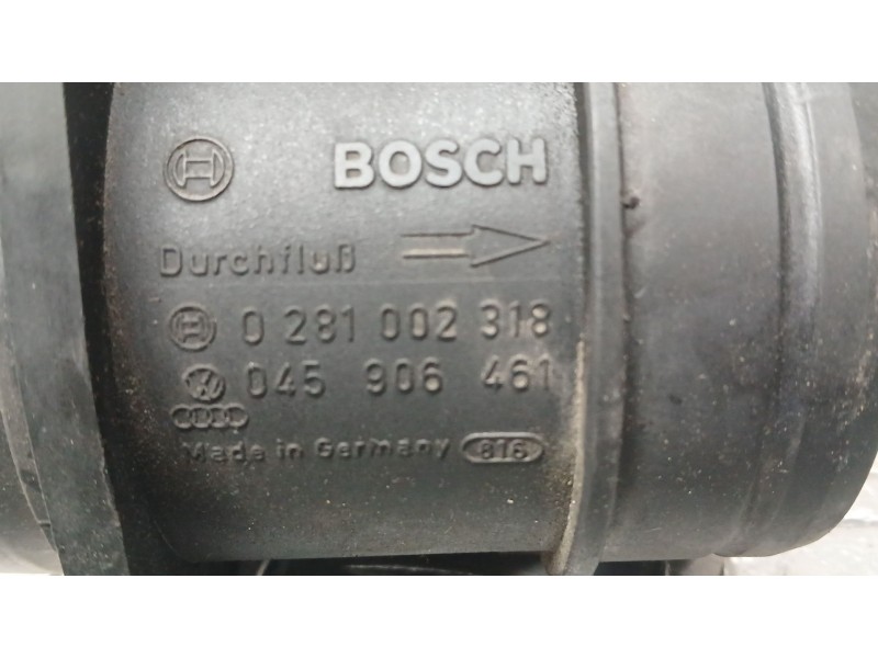 Recambio de caudalimetro para volkswagen polo (6n2) 1.4 tdi referencia OEM IAM 045906461 BOSCH 0281002318