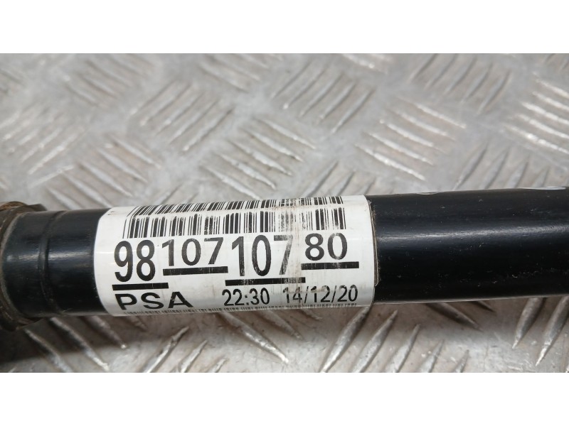 Recambio de transmision delantera derecha para peugeot rifter 1.5 bluehdi 100 referencia OEM IAM 9810710780  