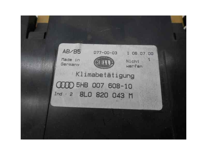Recambio de mando climatizador para audi a3 (8l) 1.9 tdi ambiente referencia OEM IAM 5HB007608 8L0820043M 