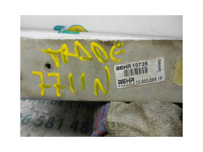 Recambio de intercooler para nissan trade 100 chasis cabina referencia OEM IAM 130030051F  BEHR