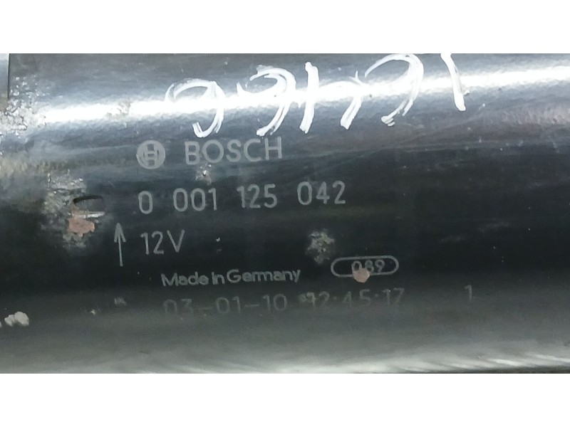 Recambio de motor arranque para volkswagen polo (6n2) 1.4 tdi referencia OEM IAM 02A911024DX BOSCH 0001125042