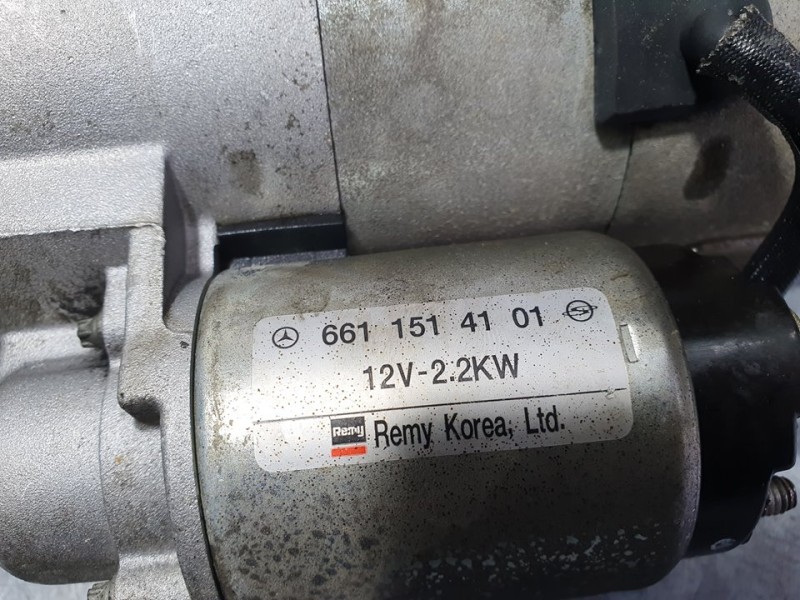 Recambio de motor arranque para ssangyong rodius xdi referencia OEM IAM 6611514101  