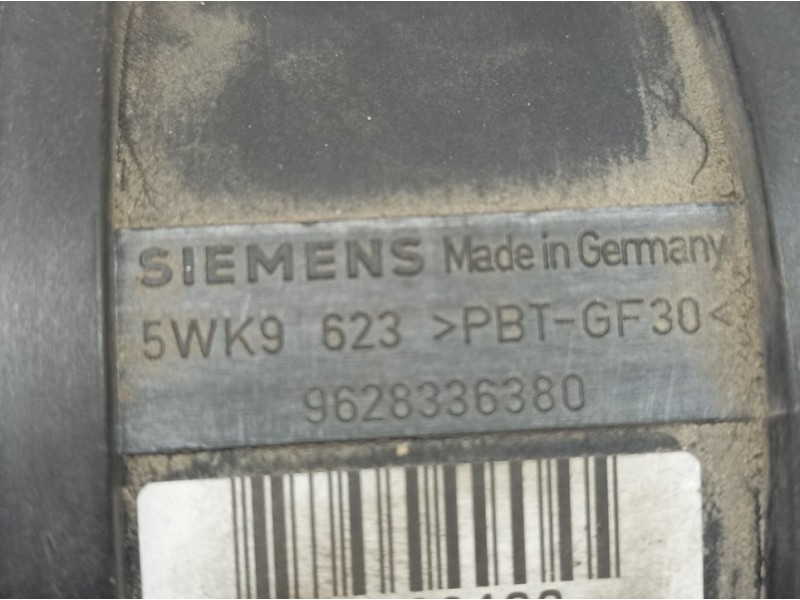 Recambio de caudalimetro para peugeot 206 berlina xt referencia OEM IAM 9628336380 5WK9623 SIEMENS