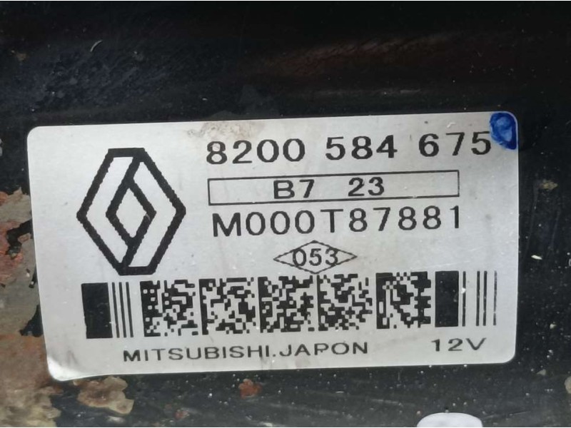 Recambio de motor arranque para renault megane ii berlina 5p authentique referencia OEM IAM 8200584675 M000T87881 MITSUBISHI