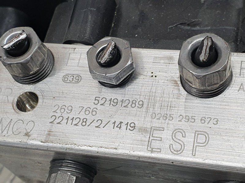 Recambio de abs para peugeot boxer furgón 330 l1h1 pro bluehdi 120 start&stop referencia OEM IAM 52191289 0265295673 