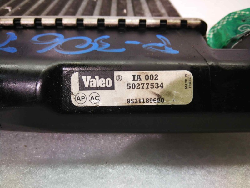 Recambio de intercooler para peugeot 306 berlina 3/4/5 puertas (s2) 1.9 turbodiesel cat referencia OEM IAM 50277534 9631189680 