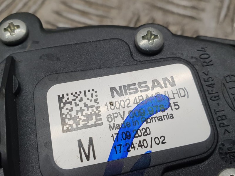 Recambio de potenciometro pedal para nissan qashqai (j11) acenta referencia OEM IAM 6PV009978  