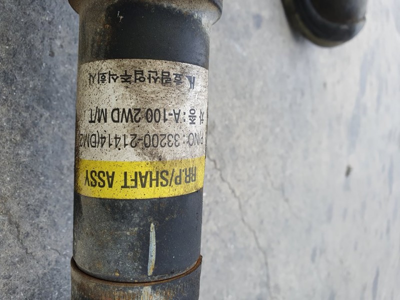 Recambio de transmision central para ssangyong rodius xdi referencia OEM IAM 3320021414  