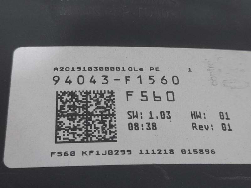 Recambio de cuadro instrumentos para kia sportage iv (ql, qle) 1.6 gdi referencia OEM IAM 94043F1560  