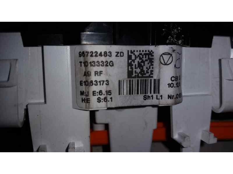 Recambio de mando calefaccion / aire acondicionado para peugeot 208 active referencia OEM IAM T1013332G 96722483ZD VALEO