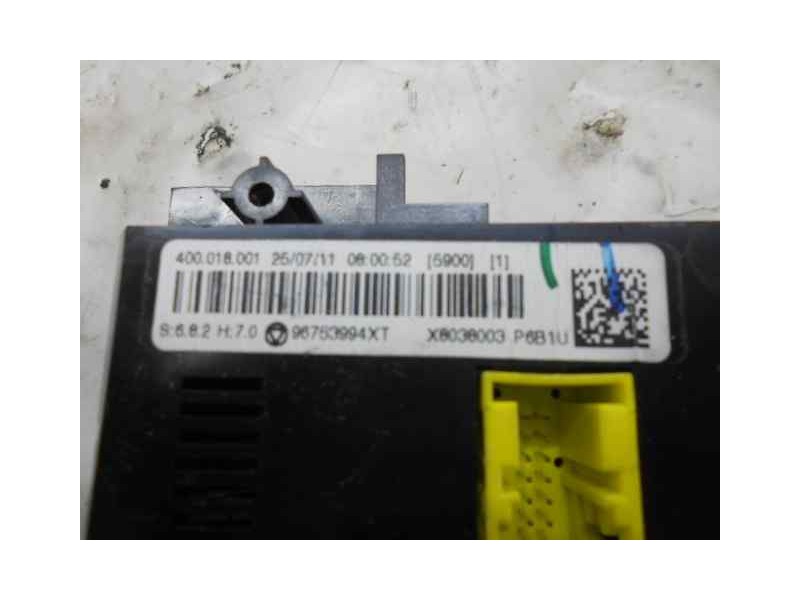 Recambio de mando climatizador para citroën c3 sx referencia OEM IAM 96753994XT  