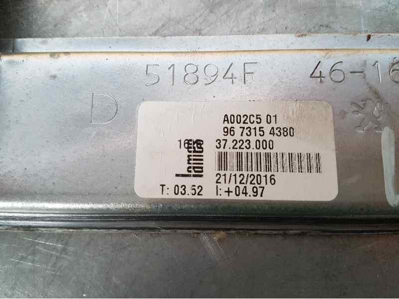 Recambio de elevalunas delantero derecho para peugeot 208 active referencia OEM IAM 9673154380 37223000 ELECTRICO