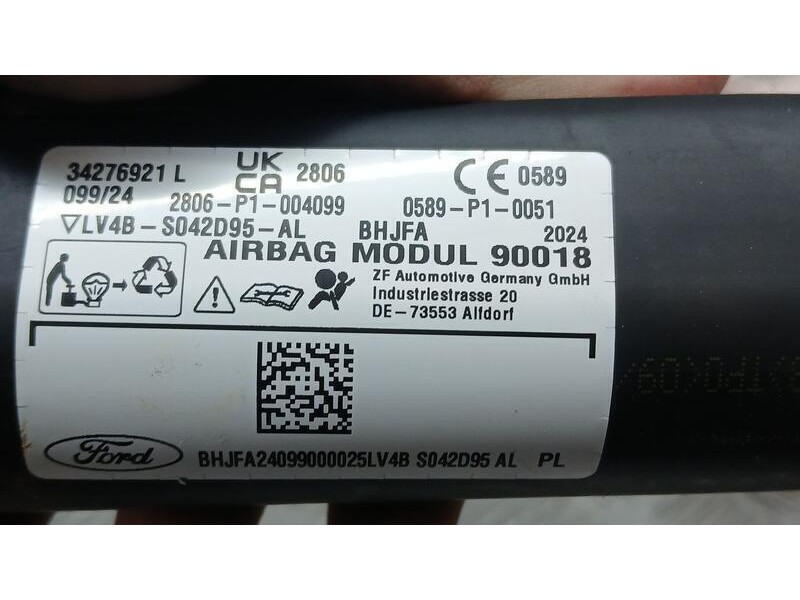 Recambio de airbag cortina delantero izquierdo para ford kuga iii (dfk) 2.5 duratec plug-in-hybrid referencia OEM IAM LV4BS042D9