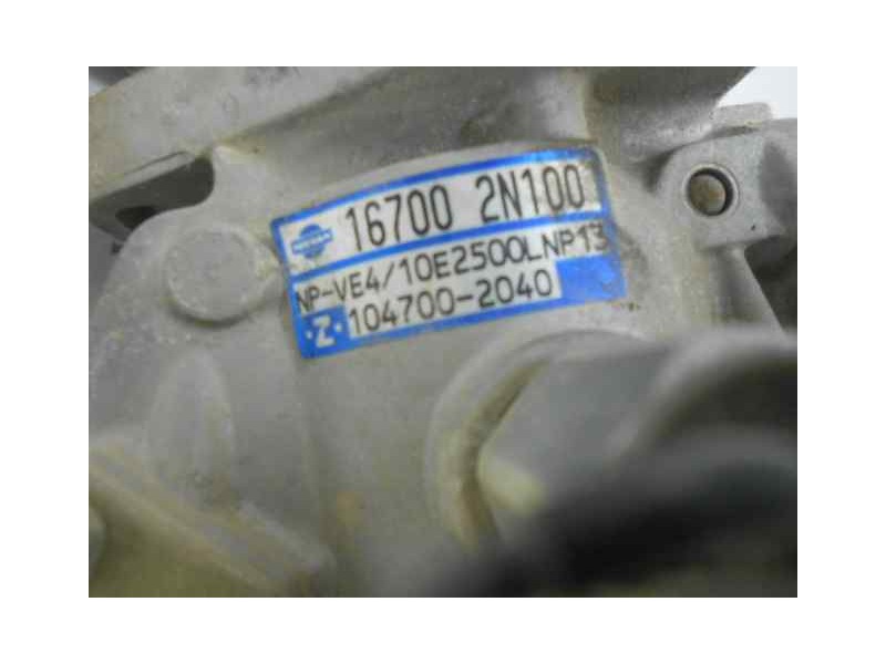 Recambio de bomba inyeccion para nissan almera (n15) gx referencia OEM IAM 1047002040 167002N100 ZEXEL