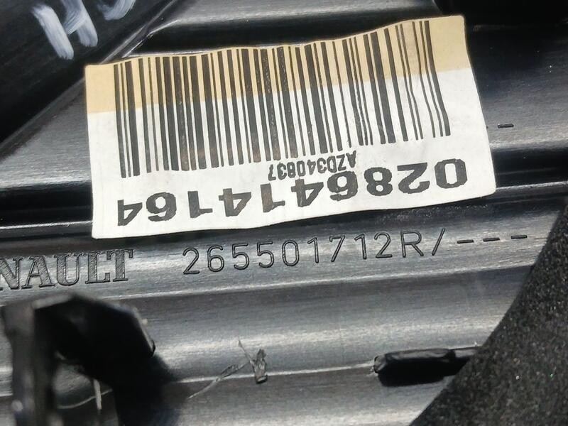 Recambio de piloto trasero derecho para renault captur intens referencia OEM IAM 265501712R  INTERIOR