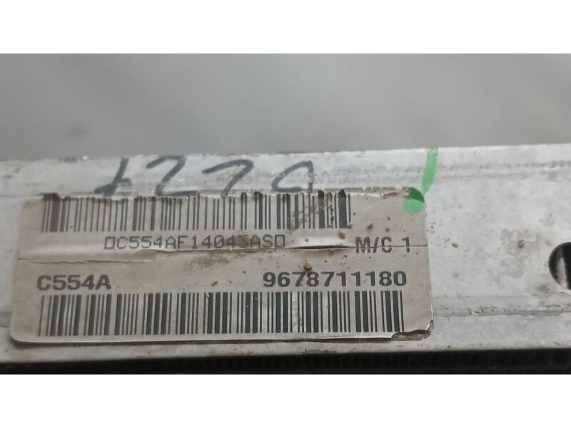 Recambio de radiador agua para opel vivaro c furgoneta (k0) 2.0 referencia OEM IAM 9678711180  C554A