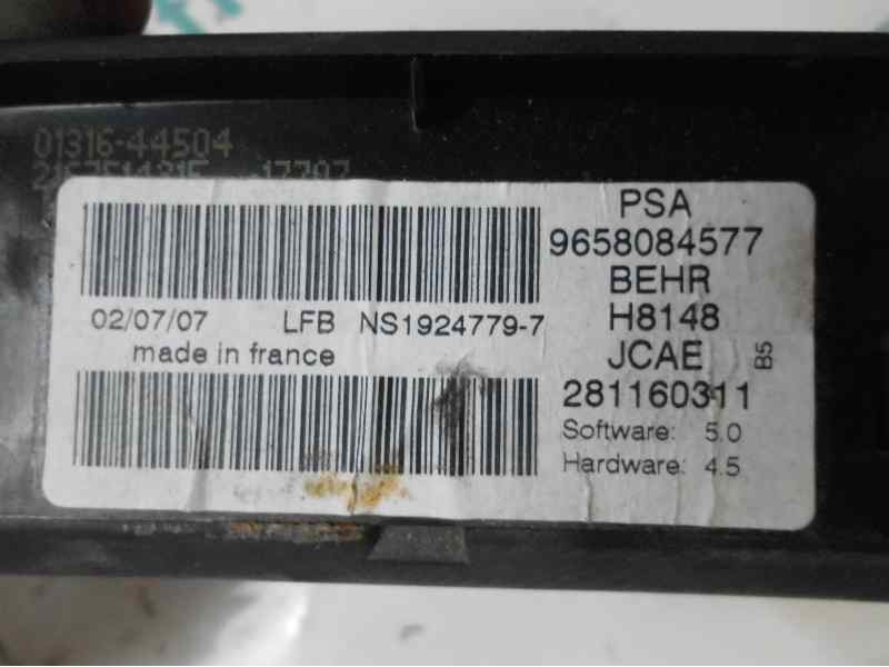 Recambio de mando climatizador para citroën c4 berlina collection referencia OEM IAM 9658084577  