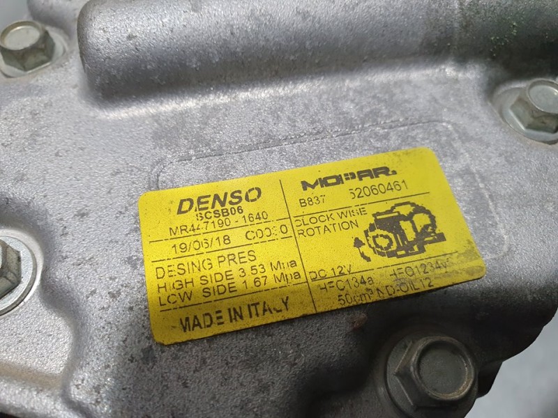 Recambio de compresor aire acondicionado para abarth nuova 500 (150) 595 competizione referencia OEM IAM 52060461 MR4471901640 D