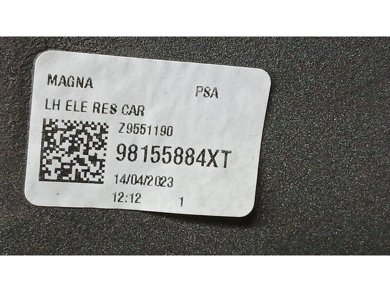 Recambio de retrovisor izquierdo para opel vivaro c furgoneta (k0) 2.0 referencia OEM IAM 98155884XT ELECTRICO 5 CABLES 