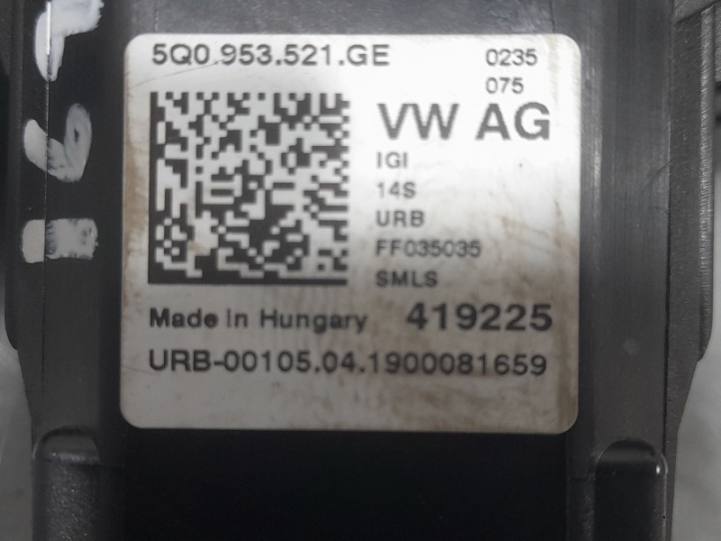 Recambio de mando luces y limpia para seat arona (kj7, kjp) 1.0 tgi referencia OEM IAM 5Q0953502AL 5Q0953521GE 