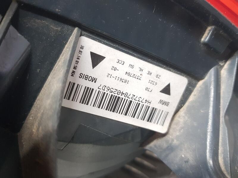 Recambio de piloto trasero derecho para bmw serie 3 lim. (f30) 318 d referencia OEM IAM 63217312846  EXTERIOR