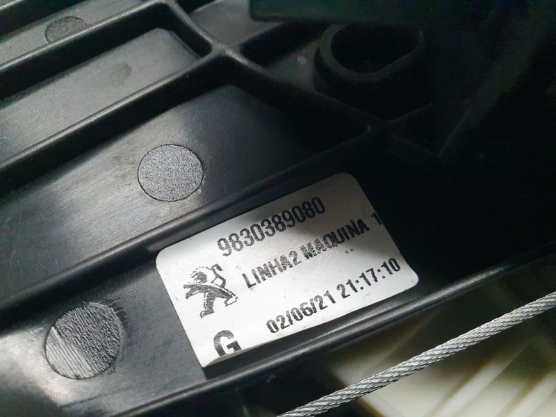 Recambio de elevalunas trasero izquierdo para peugeot 3008 allure referencia OEM IAM 9830389080  ELECTRICO
